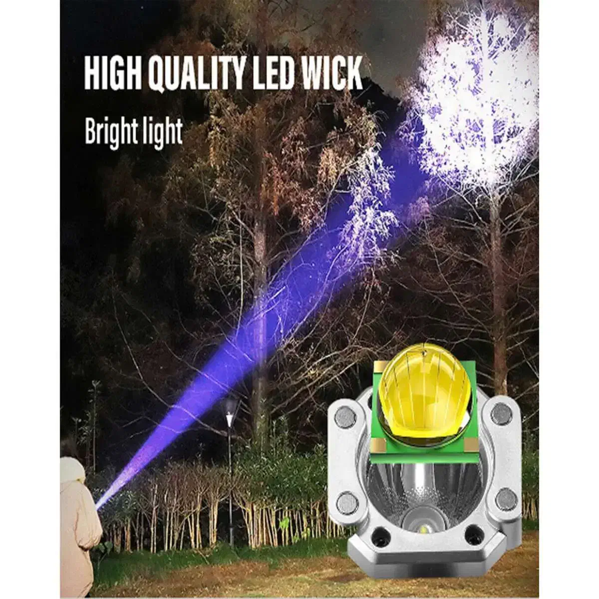 چراغ قوه دستی ۸کاره مدل Led torch|کوهنوردی و کمپینگ|ری, سیزده آبان|دیوار