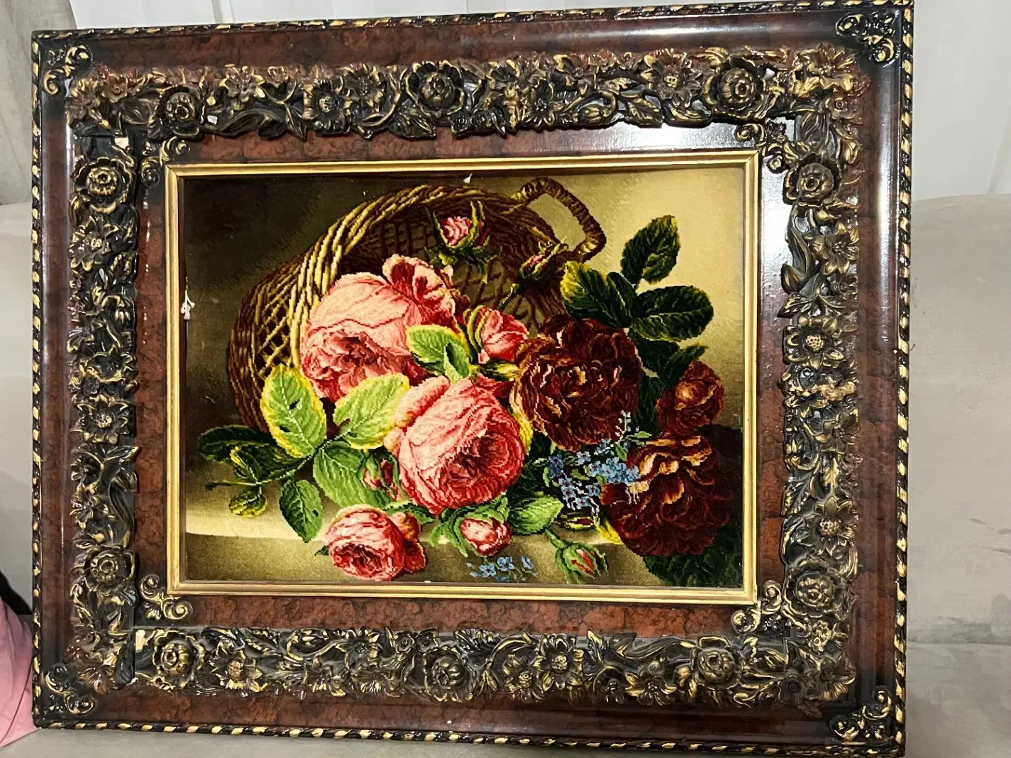 تابلو فرش دستبافت چله ابریشم|تابلو فرش|رشت, یخسازی|دیوار