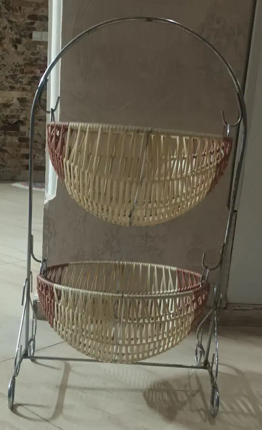 سبد سیب زمینی وپیاز|ظروف نگهدارنده، پلاستیکی، یکبارمصرف|هشتگرد, فاز ۳ مهستان|دیوار