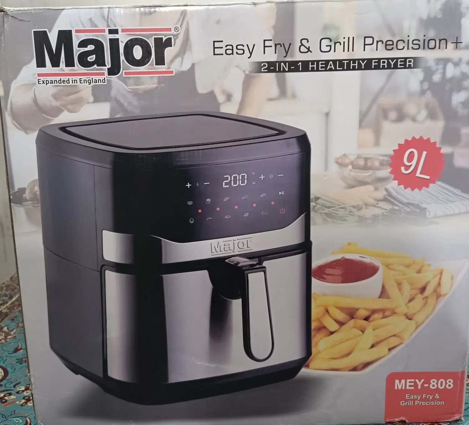 سرخ کن بدون روغن میجر 808 ظرفیت ۹ لیتر|اجاق گاز و لوازم برقی پخت‌وپز|اراک, |دیوار