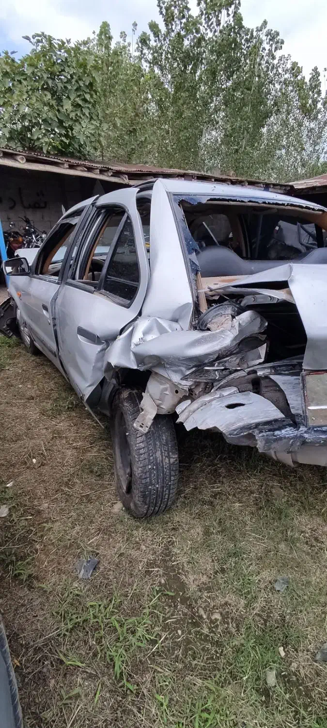 سمند 86 تصادفی|خودرو سواری و وانت|فومن, |دیوار