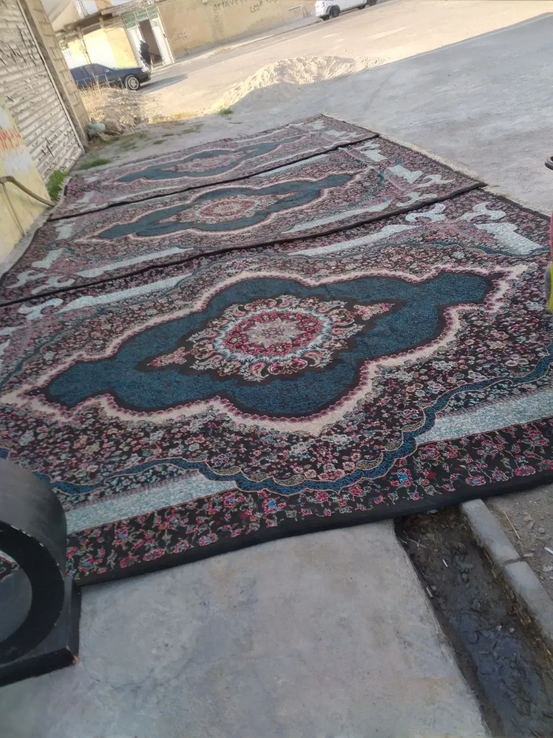 ۳ تخته فرش سه قلو|فرش|بهبهان, |دیوار