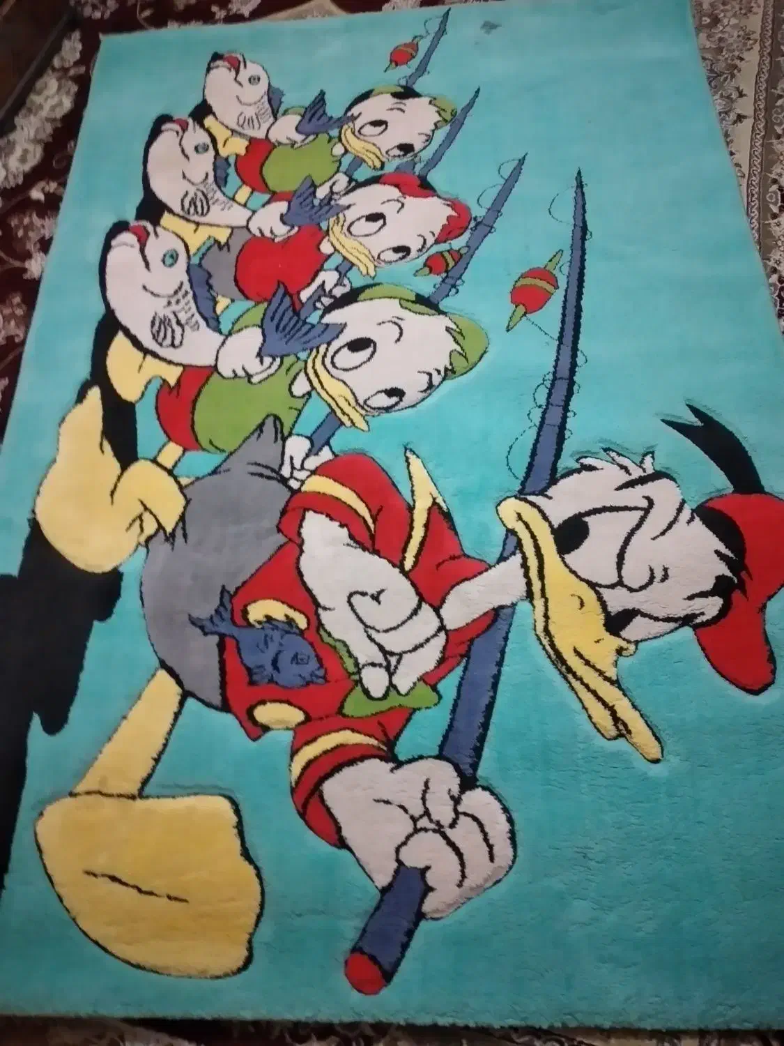 فرش اتاق کودک کاملا سالم|فرش|فلاورجان, |دیوار