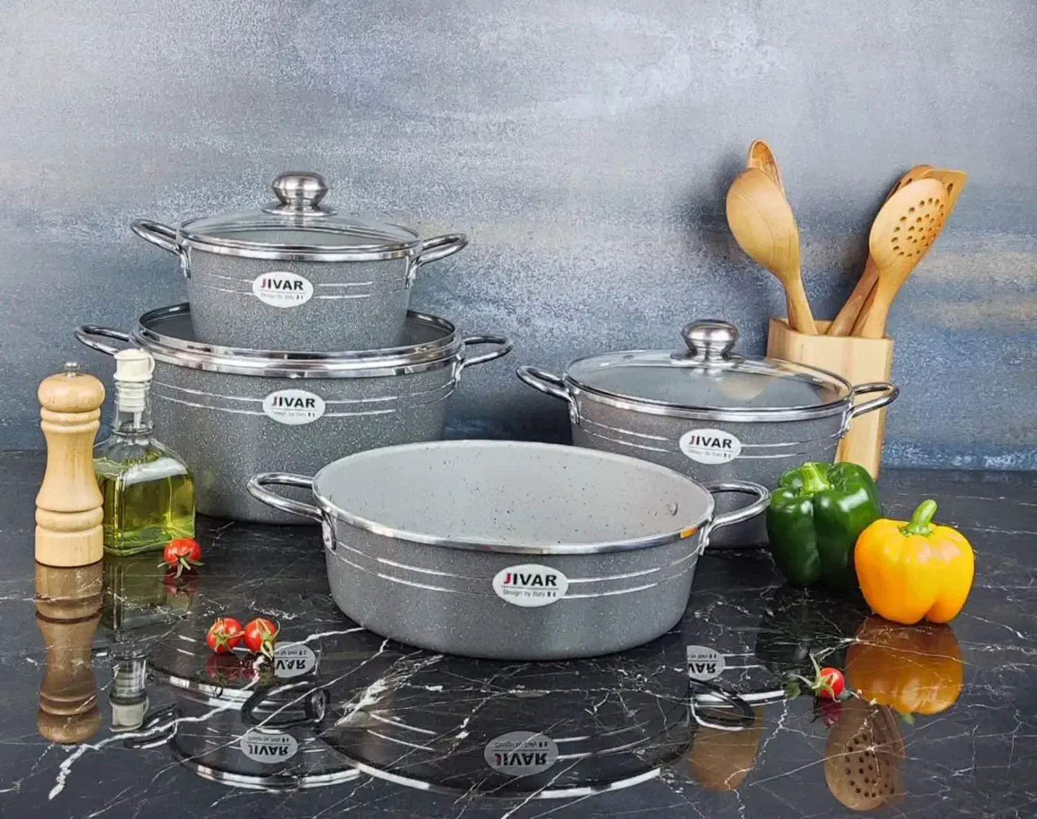 قابلمه ۷ پارچه|ظروف پخت‌وپز|میبد, |دیوار