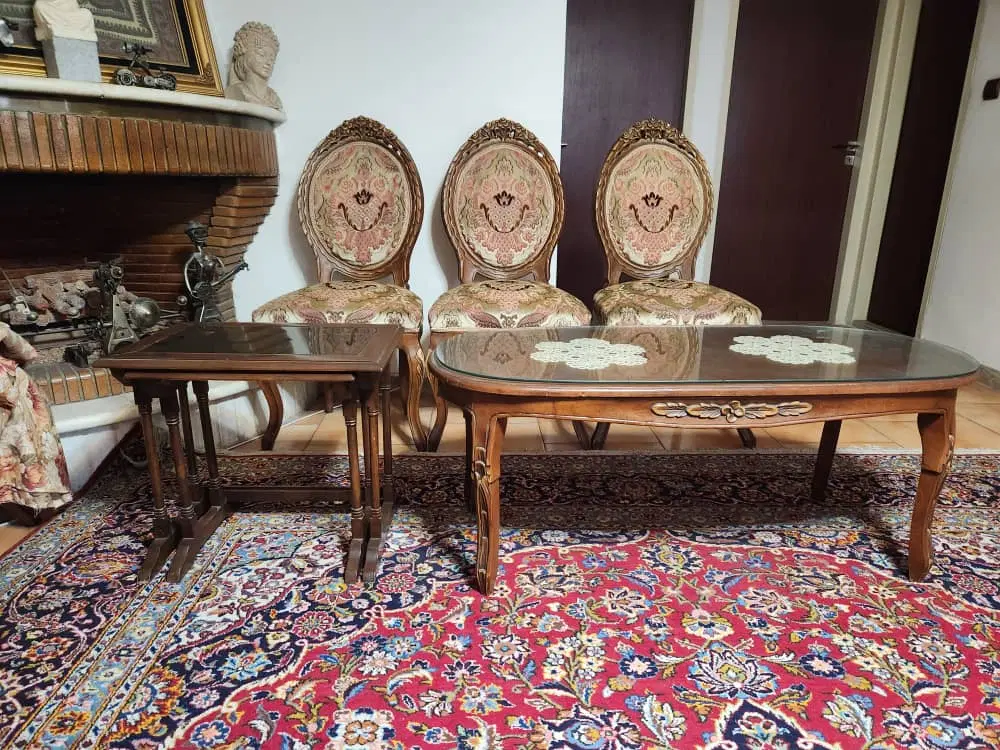 سرویس پذیرایی استیل کلاسیک ۹ نفره|مبلمان خانگی و میز عسلی|تهران, دبستان|دیوار