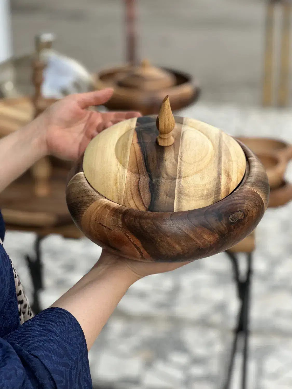 جهاز سرویس چوبی سرویس اشپزخانه قابلمه بشقاب|ظروف سرو و پذیرایی|بابل, |دیوار