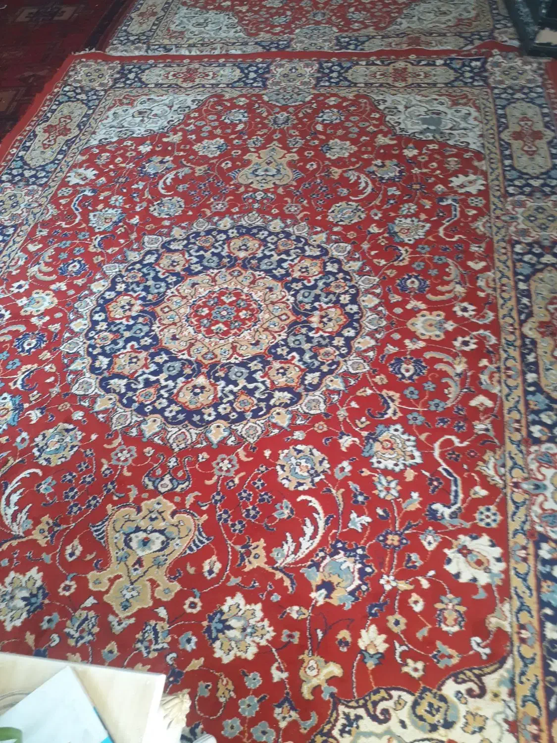 ۲عدد فرش ماشینی ۹متری|فرش|تبریز, |دیوار