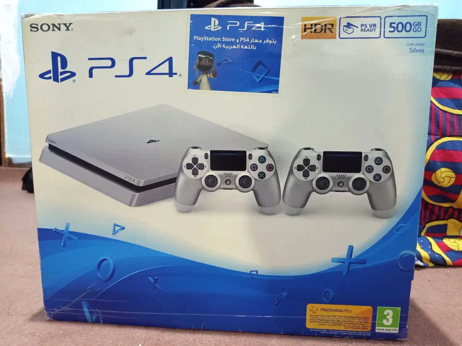 ps4 slim 500G Silver|کنسول، بازی ویدئویی و آنلاین|شاهین‌شهر, گرگاب|دیوار