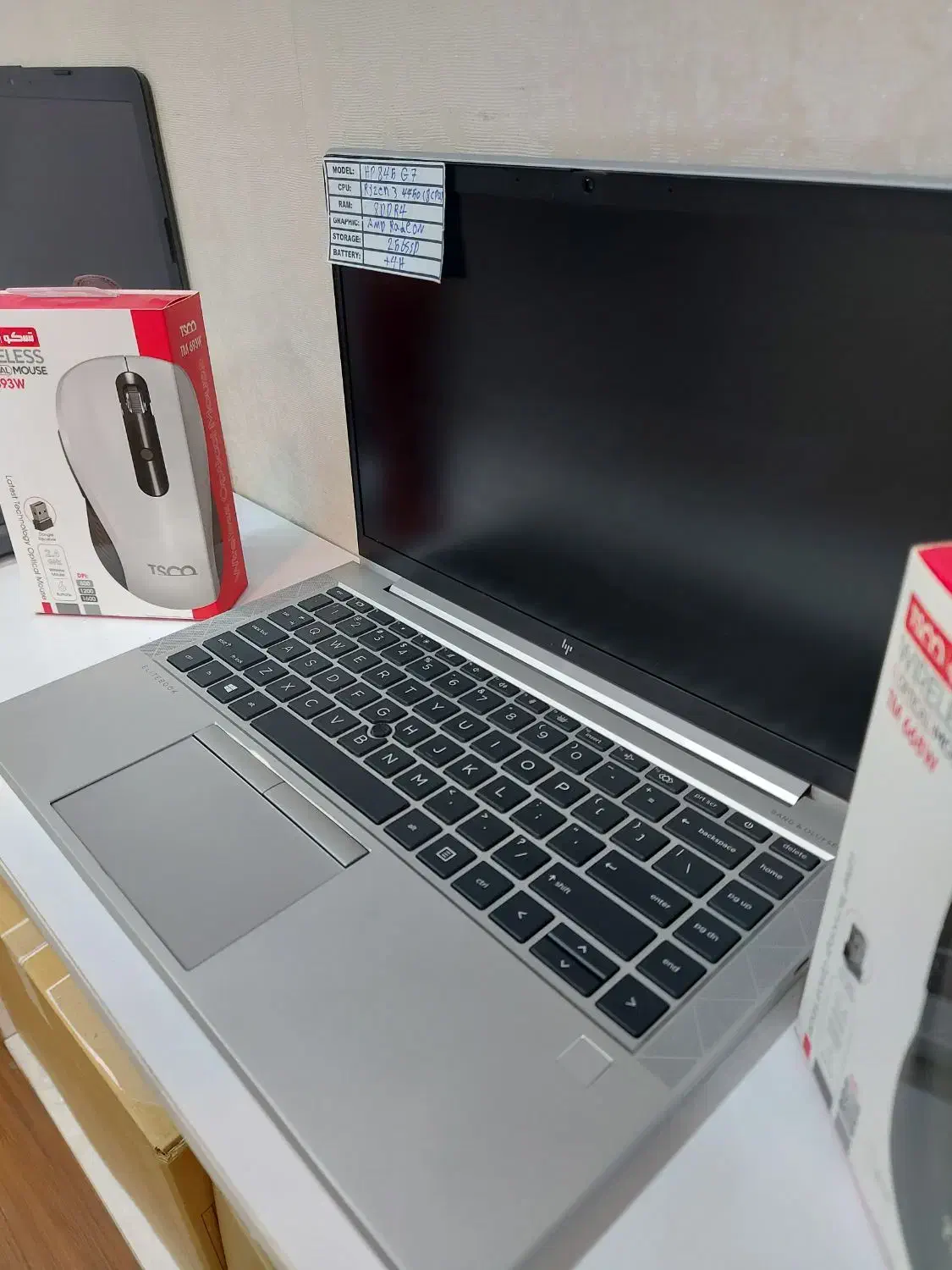 لپتاپRyzenهشت‌هسته‌رم8ddr4  هاردssdکاملانوباکارتن|رایانه همراه|تهران, پونک|دیوار