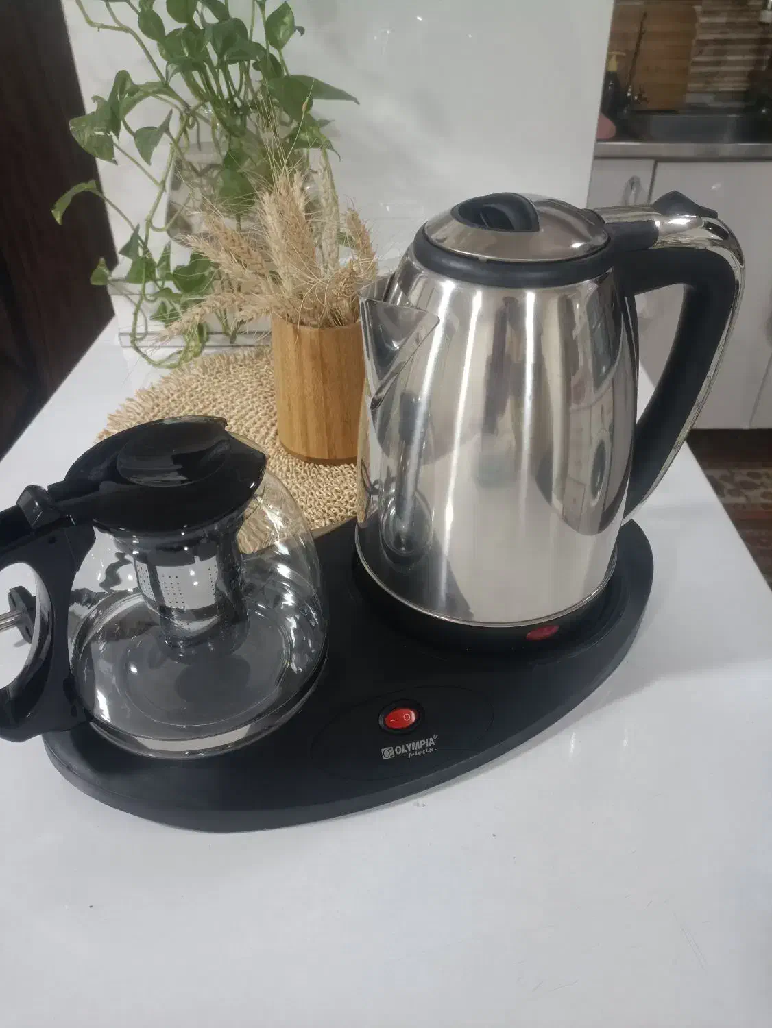 چای ساز دوقلوی المپیا|سماور، چایساز، قهوهساز|اهواز, سپیدار|دیوار