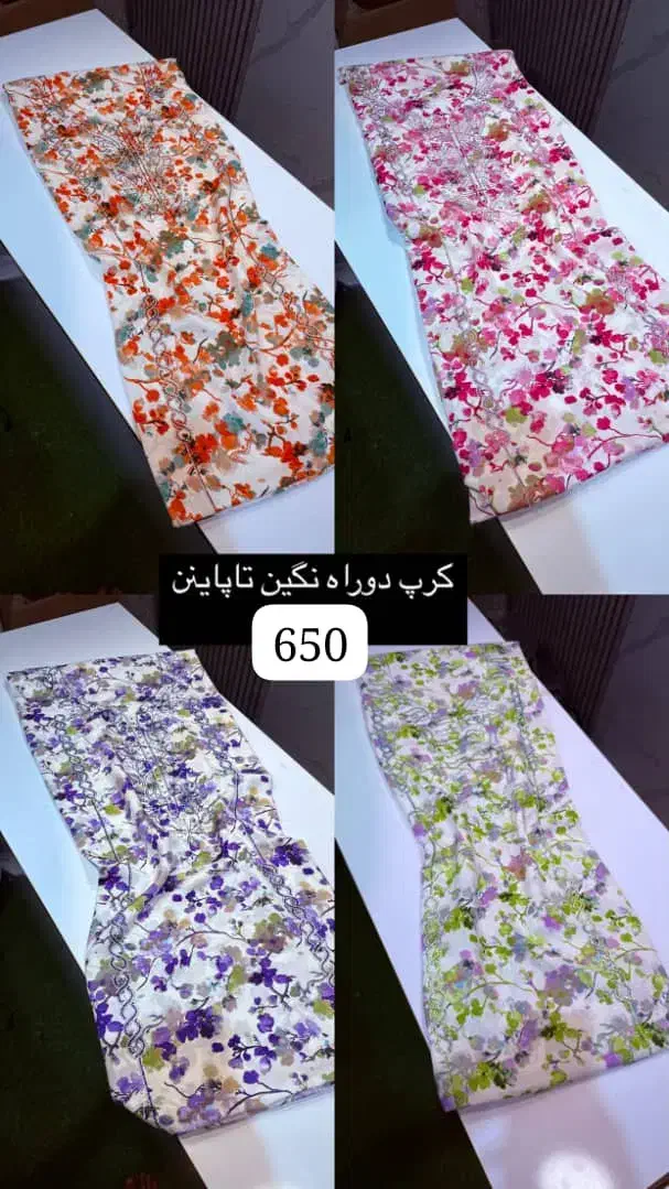 فروش پارچه کرپ نخ بدون چروک و آبرفت عمده و تکی|لباس|اهواز, کوی علوی|دیوار