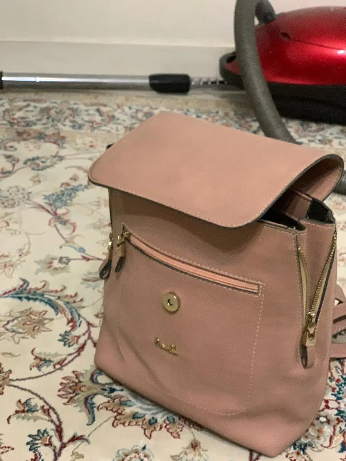 دوعدد کوله پشتی نو برند صورتی دنیلی اون یکیکرمی|کیف، کفش، کمربند|تهران, بنیهاشم|دیوار