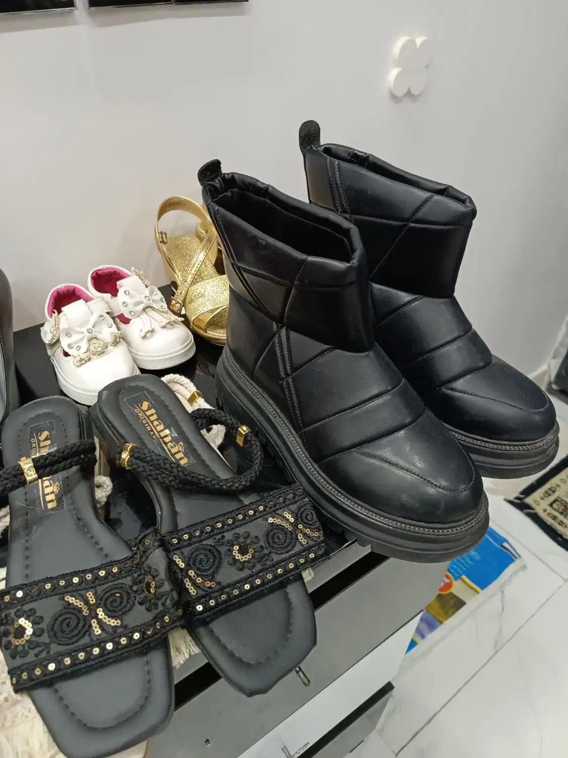 نیم بوت چرم در حد آک 590|کیف، کفش، کمربند|کرمانشاه, |دیوار