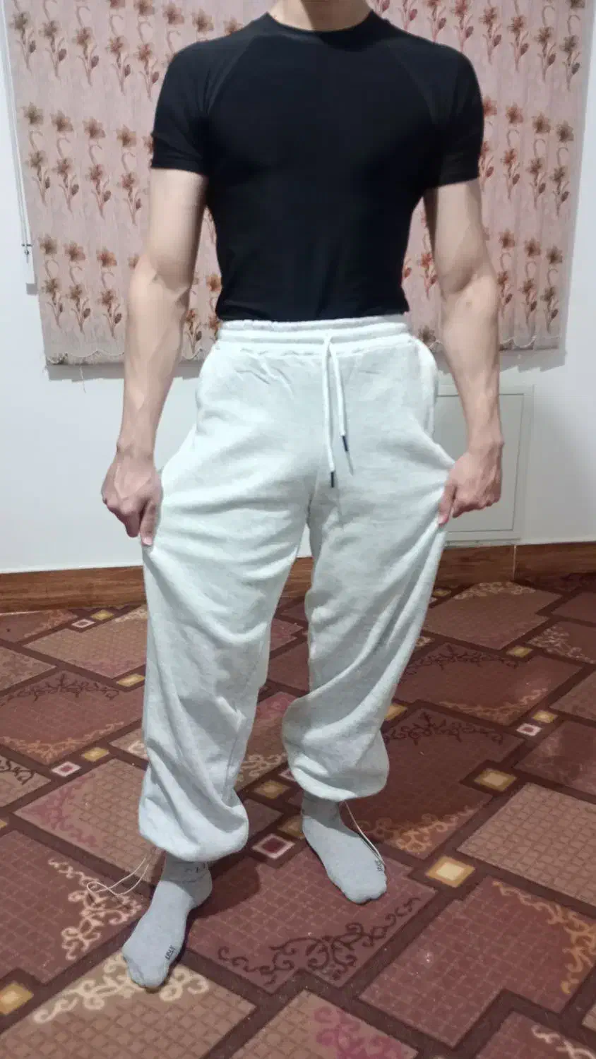 شلوار جاگر بگ طوسی|لباس|ساری, |دیوار