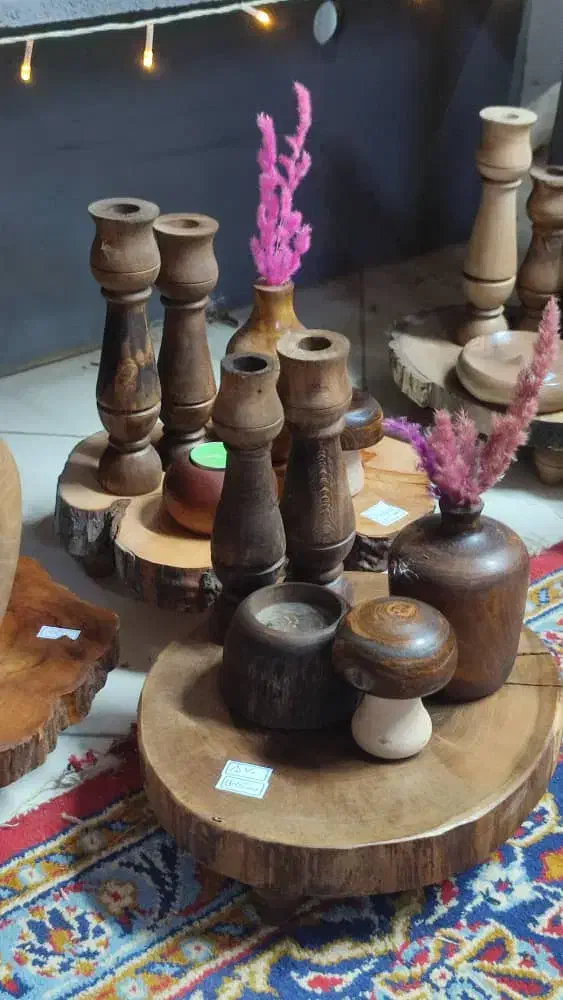 ست چوبی رومیزی|صنایع دستی و سایر لوازم تزئینی|اصفهان, رزمندگان|دیوار