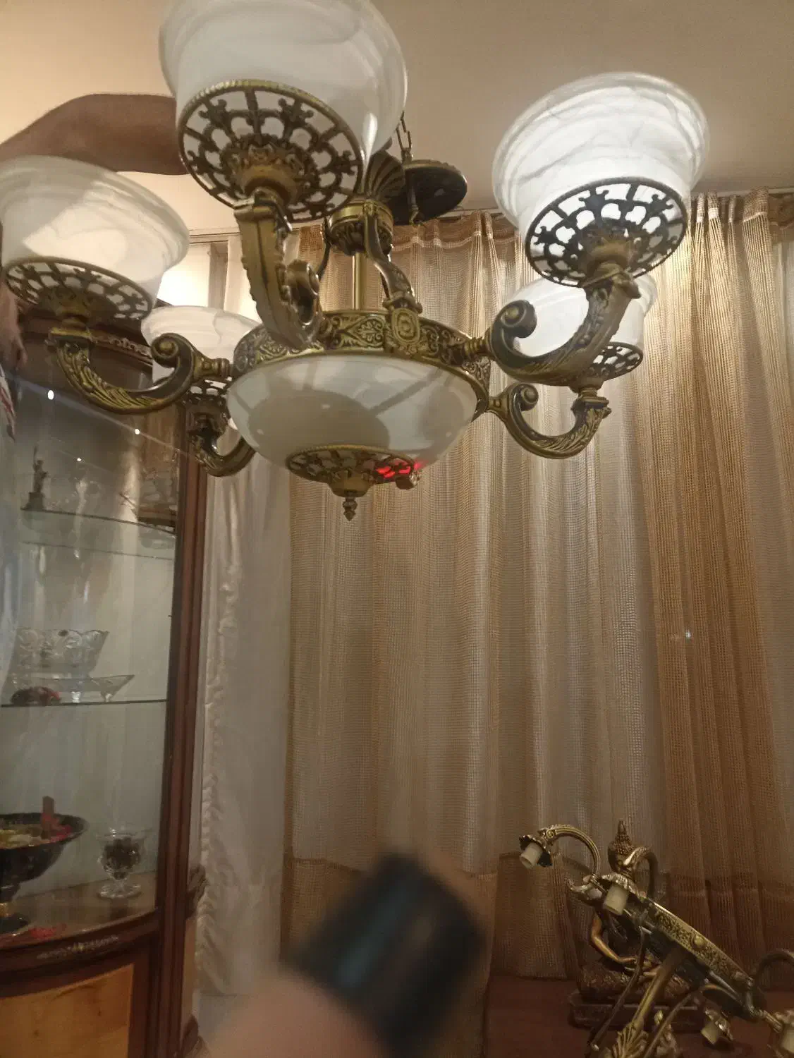 لوستر|لوستر و چراغ آویز|فردیس, شهرک ارم|دیوار