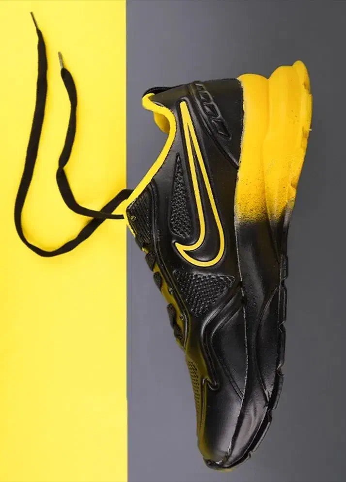 کفش ورزشی مردانه مشکی زرد سایز ۴۱ تا ۴۴|کیف، کفش، کمربند|بیرجند, |دیوار