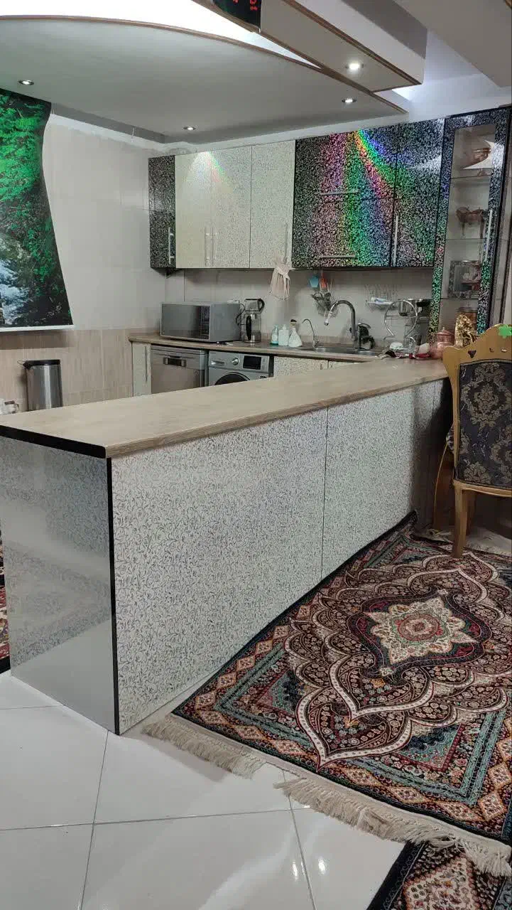 کابینت آماده دست دوم هایگلاس ترک درحدنو باسینک|مصالح و تجهیزات ساختمان|تهران, والفجر (افسریه)|دیوار