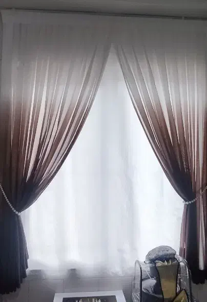 پرده و زیر پرده حریر نو|پرده، رانر، رومیزی|سنقر, |دیوار