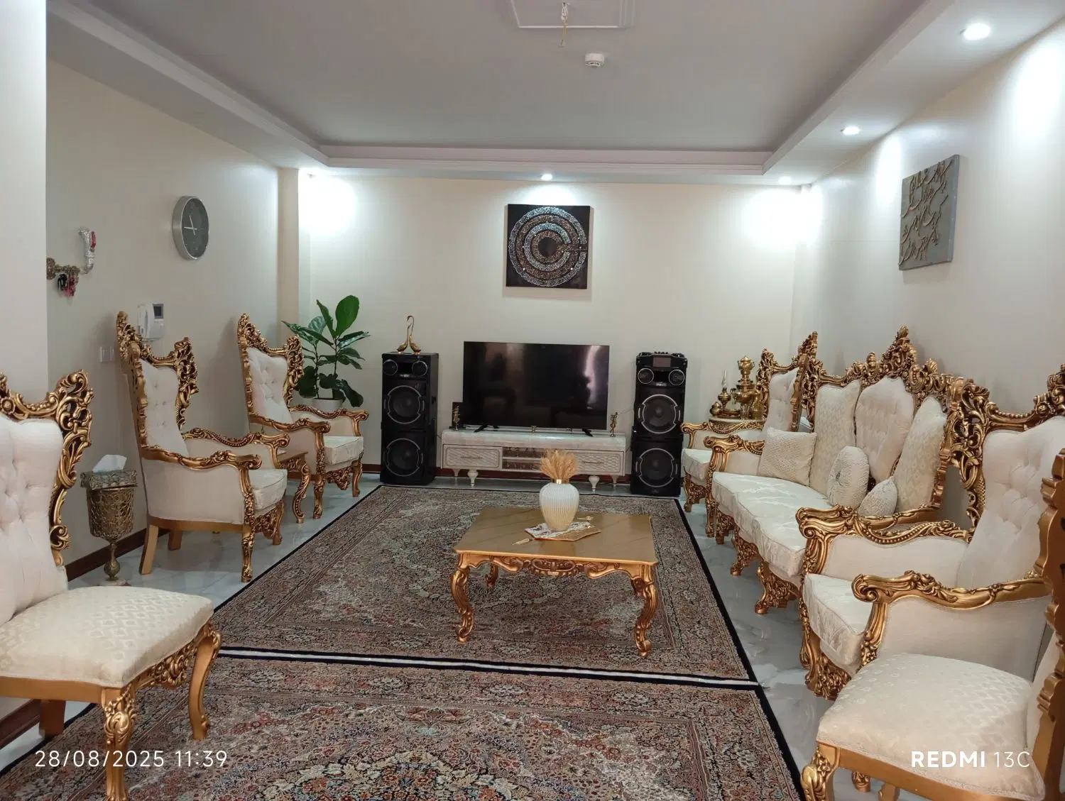 مبل استیل ۹نفره درحد نو|مبلمان خانگی و میز عسلی|تهران, مسعودیه|دیوار