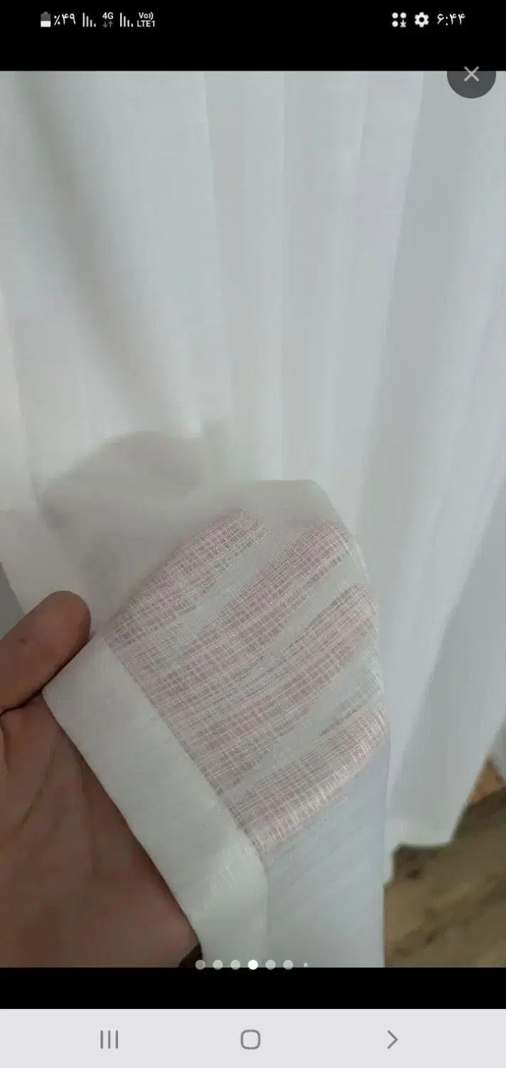 پرده بافت ریز روشن|پرده، رانر، رومیزی|پرند, فاز ۴|دیوار