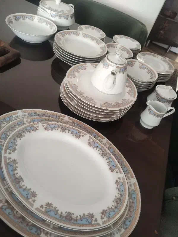 چینی اصل ژاپن قدیمی ۶ نفره کامل|ظروف سرو و پذیرایی|اسلام‌شهر, شهرک واوان|دیوار