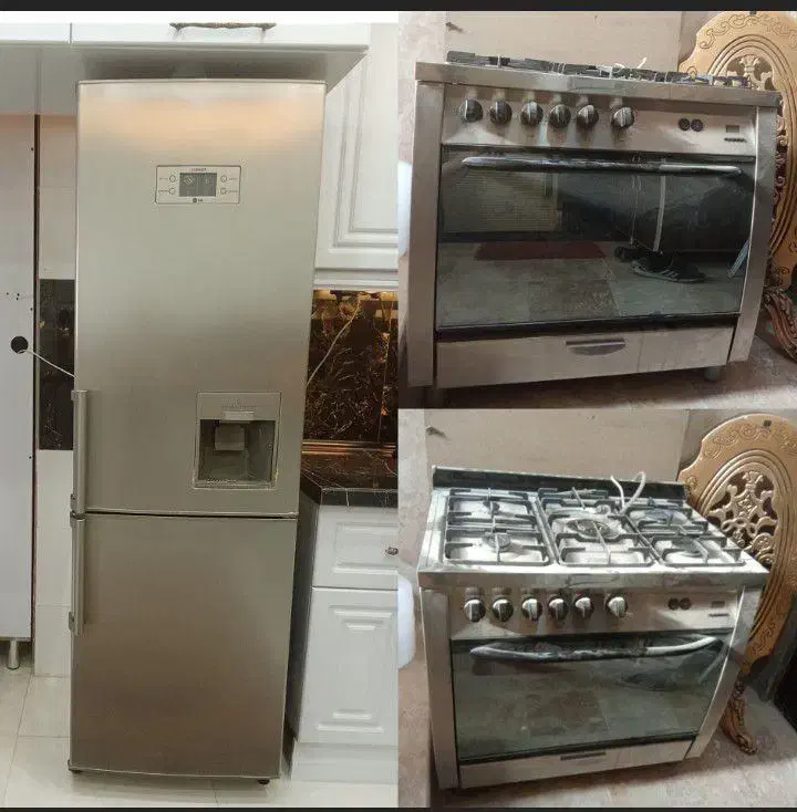 گاز استیل ویخچال فریز ال جی|یخچال و فریزر|فشاپویه, |دیوار