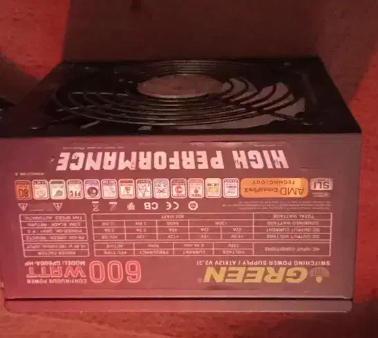 پاور گرین گلد600 در حد|قطعات و لوازم جانبی رایانه|شهریار, شهرک وائین|دیوار