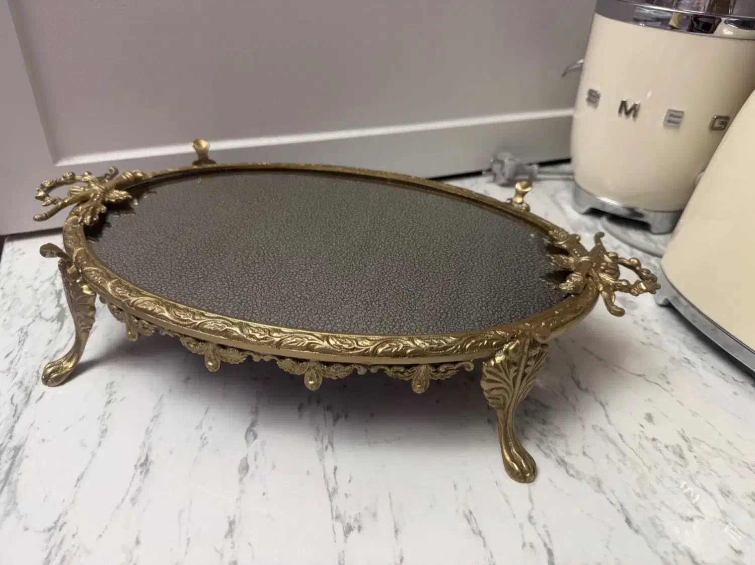 سینی برنجی هندی مپکو رولت خوری رانر|ظروف سرو و پذیرایی|تهران, تهرانسر غربی|دیوار