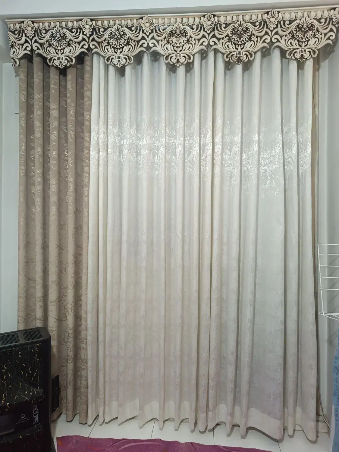 پرده|پرده، رانر، رومیزی|قدس, شهر‌قدس|دیوار