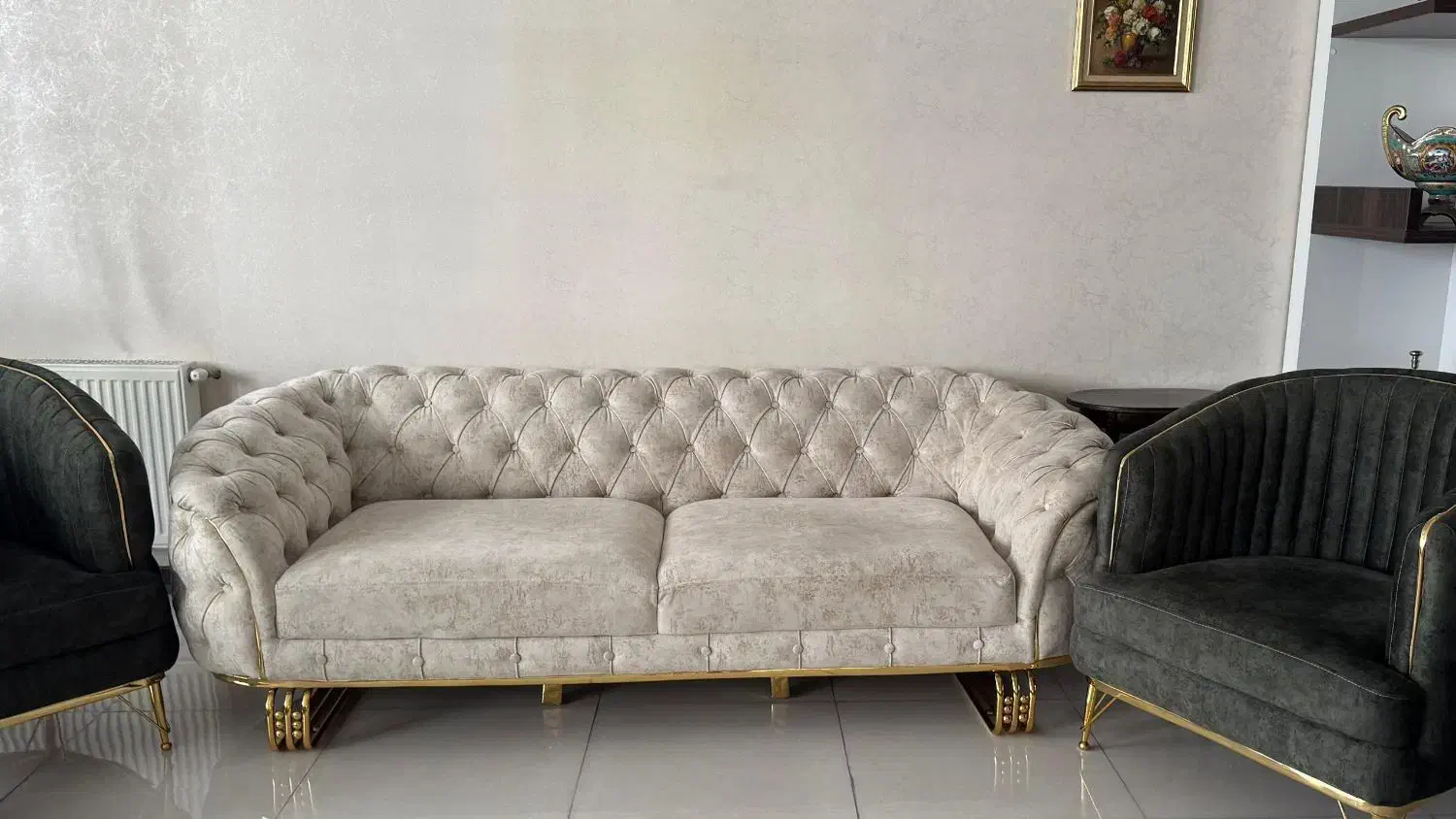 مبل راحتی چستر|مبلمان خانگی و میز عسلی|کرج, کوی امامیه|دیوار