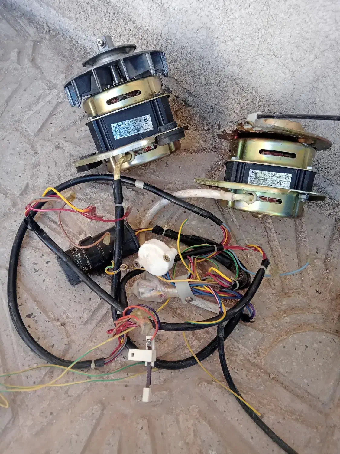 جفت موتور لباسشویی هایر کامل|ماشین لباسشویی و خشک‌کن لباس|کوهدشت, |دیوار