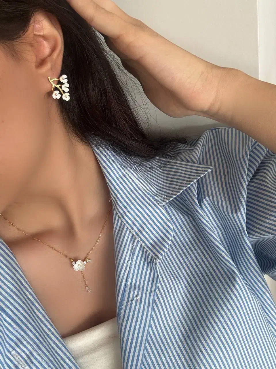 نیم ست گردنبند صدف طبیعی|بدلیجات|تهران, نارمک|دیوار