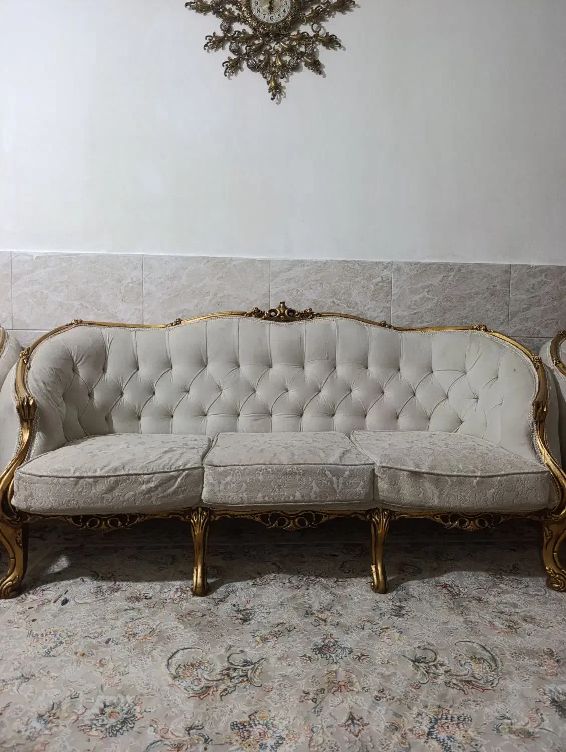 مبل 7نفره زمرد|مبلمان خانگی و میز عسلی|قرچک, شهرک گلها|دیوار