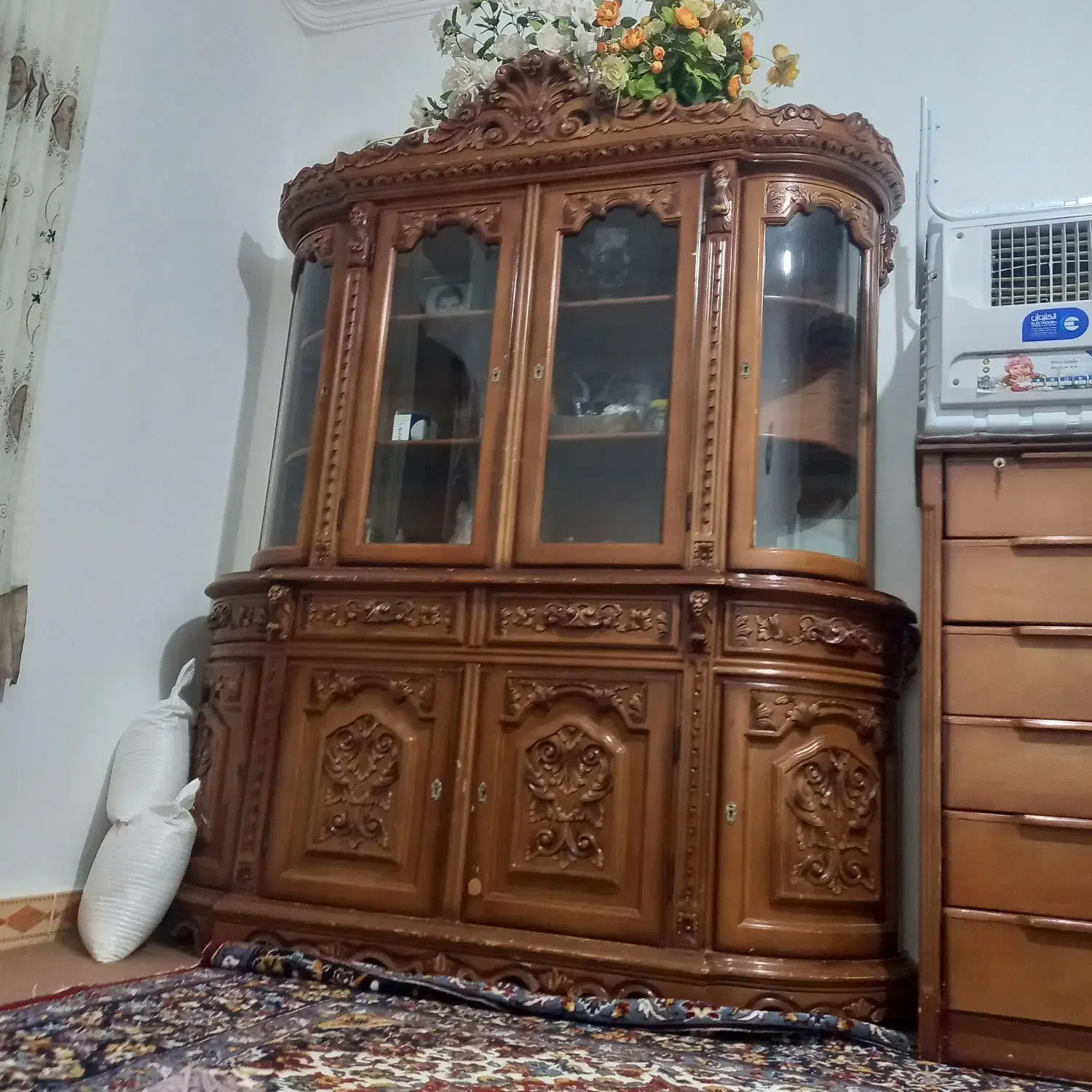 بوفه|بوفه، ویترین، کنسول|سراب, |دیوار
