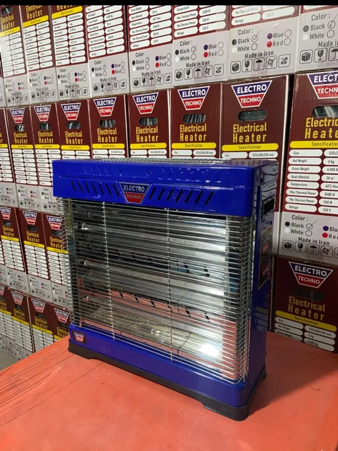 بخاری هیتر برقی کم مصرف فن دار برخوردار وساده|بخاری، هیتر، شومینه|بروجرد, |دیوار