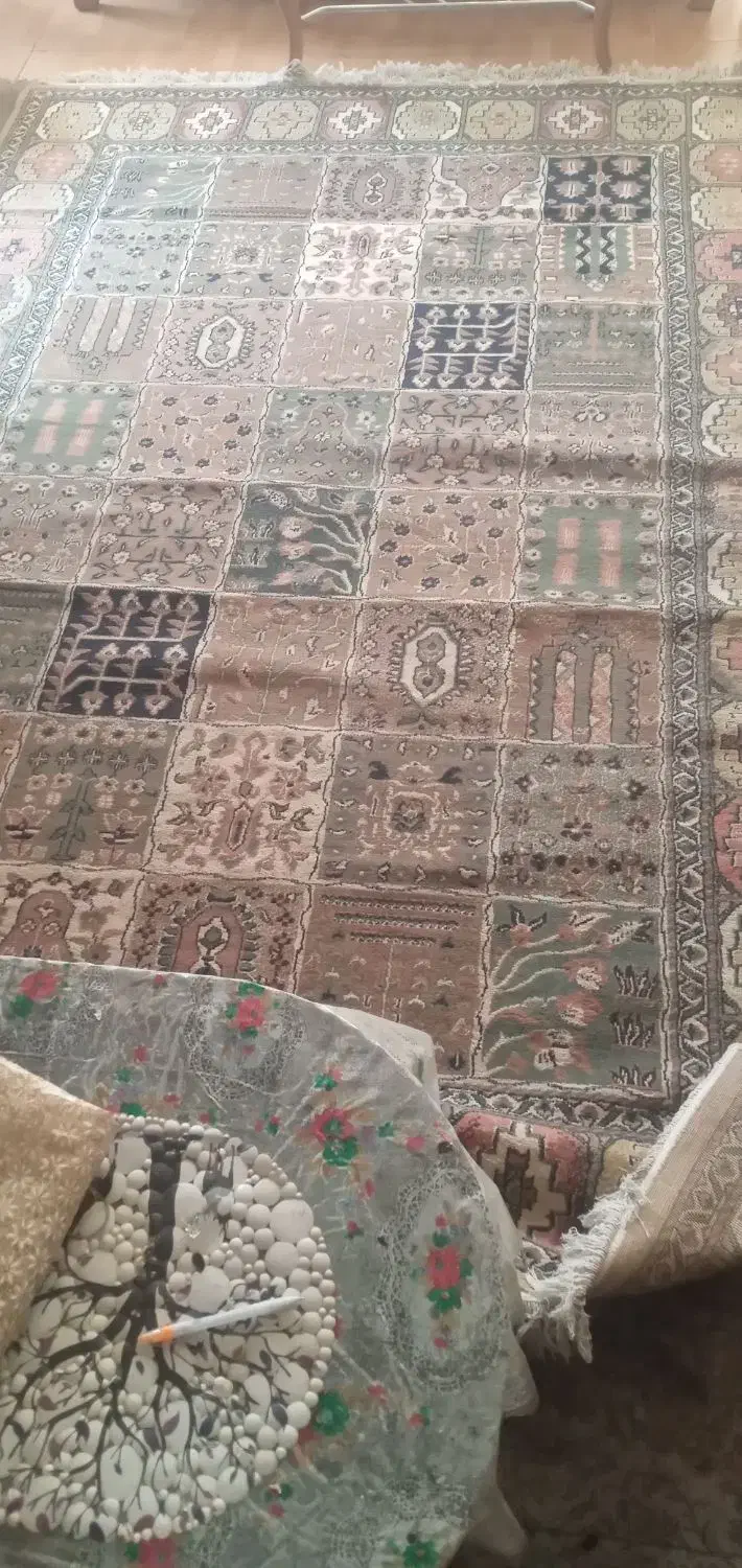 فرش9متری کاشان ومبل راحتی 7نفره|فرش|پاکدشت, شهرک امام رضا|دیوار