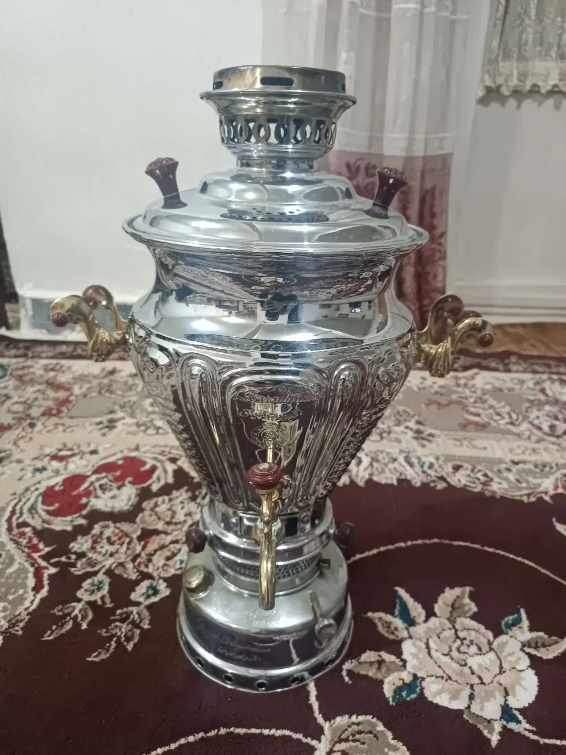 سماور نفتی|سماور، چای‌ساز، قهوه‌ساز|ایوان, |دیوار