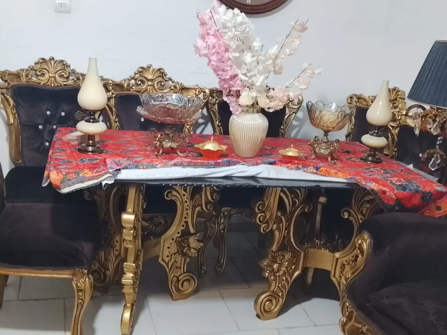 مبلمان و میز ناهارخوری شیک|مبلمان خانگی و میز عسلی|صفادشت, |دیوار