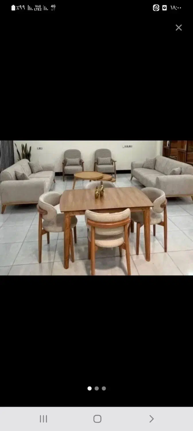 مبل دسته چوبی مینی|مبلمان خانگی و میز عسلی|تالش, هشتپر|دیوار