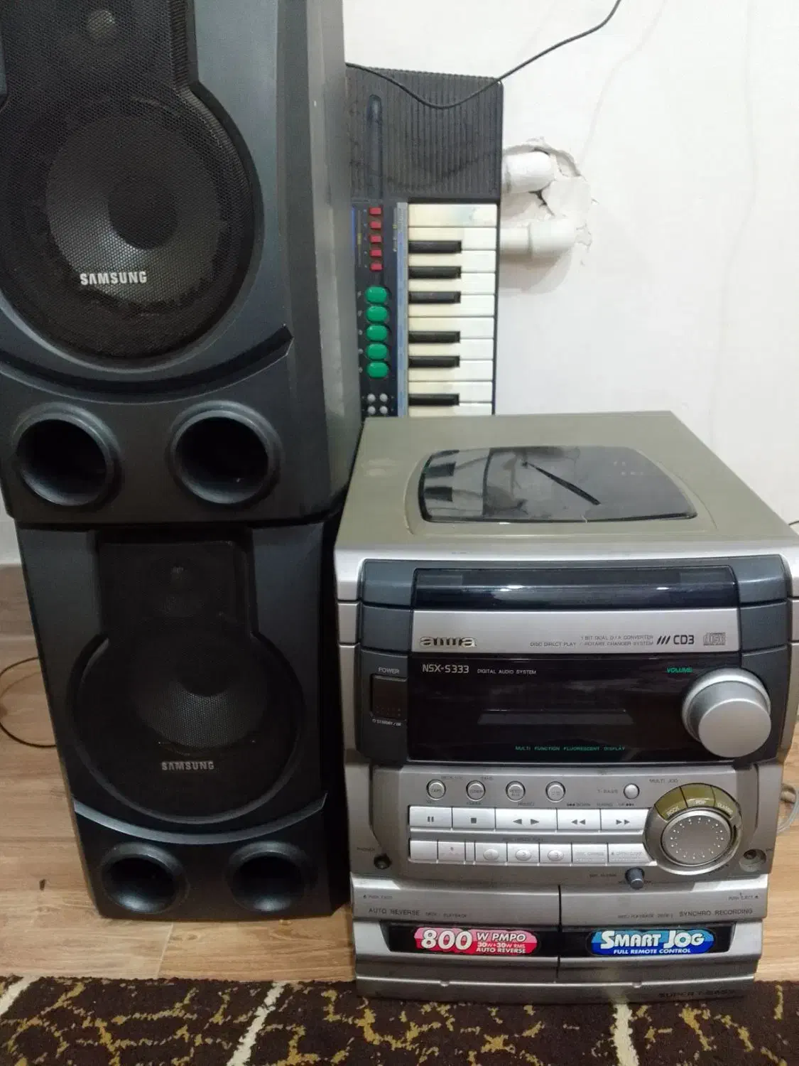 ضبط خانگی aux +یک ضبط رایگان|سیستم صوتی خانگی|رشت, حومه رشت|دیوار