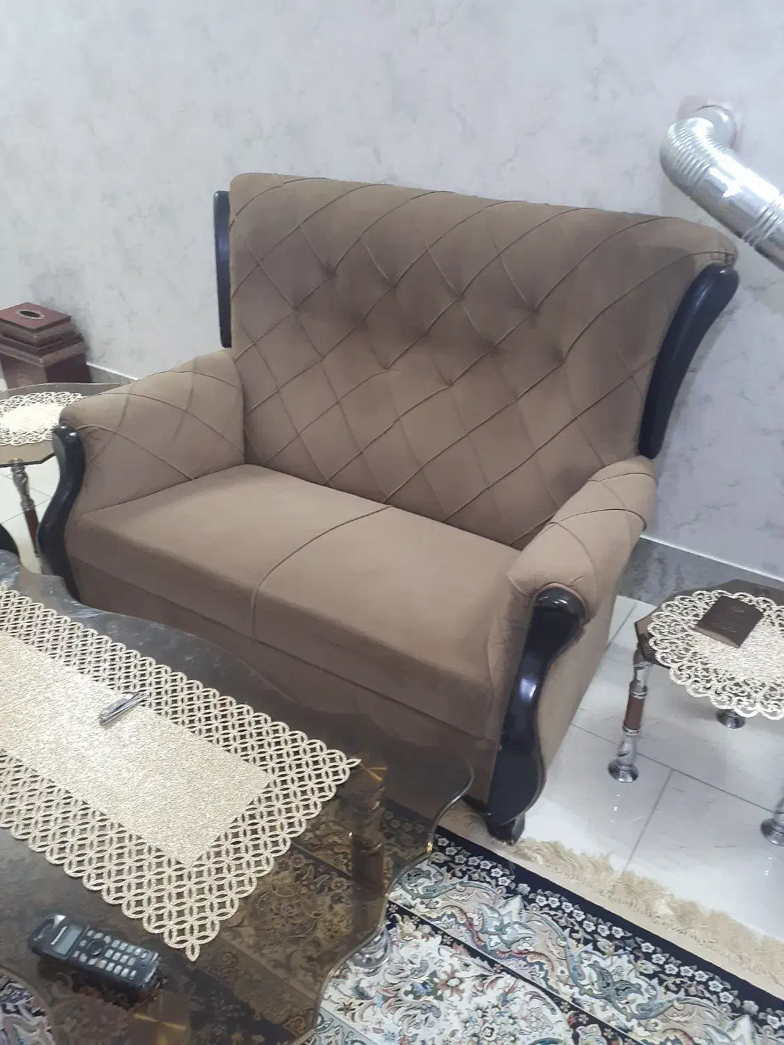 مبل هفت نفره|مبلمان خانگی و میز عسلی|قم, محمد آباد|دیوار