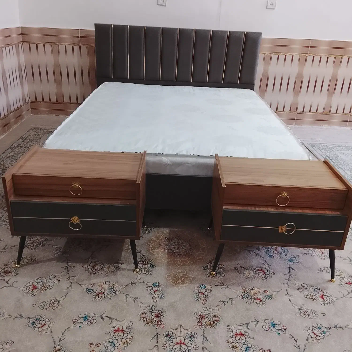 تخت خواب دو نفره|تخت و سرویس خواب|اندیمشک, |دیوار