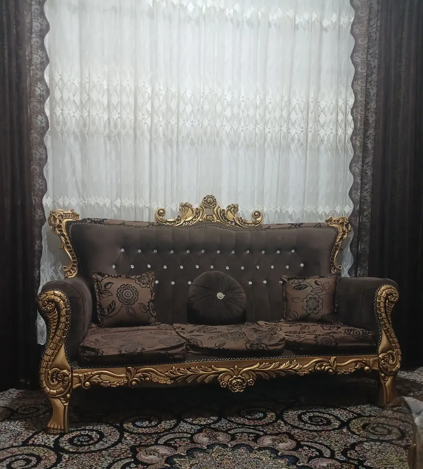 مبلمان نیمه استیل|مبلمان خانگی و میز عسلی|ملایر, |دیوار