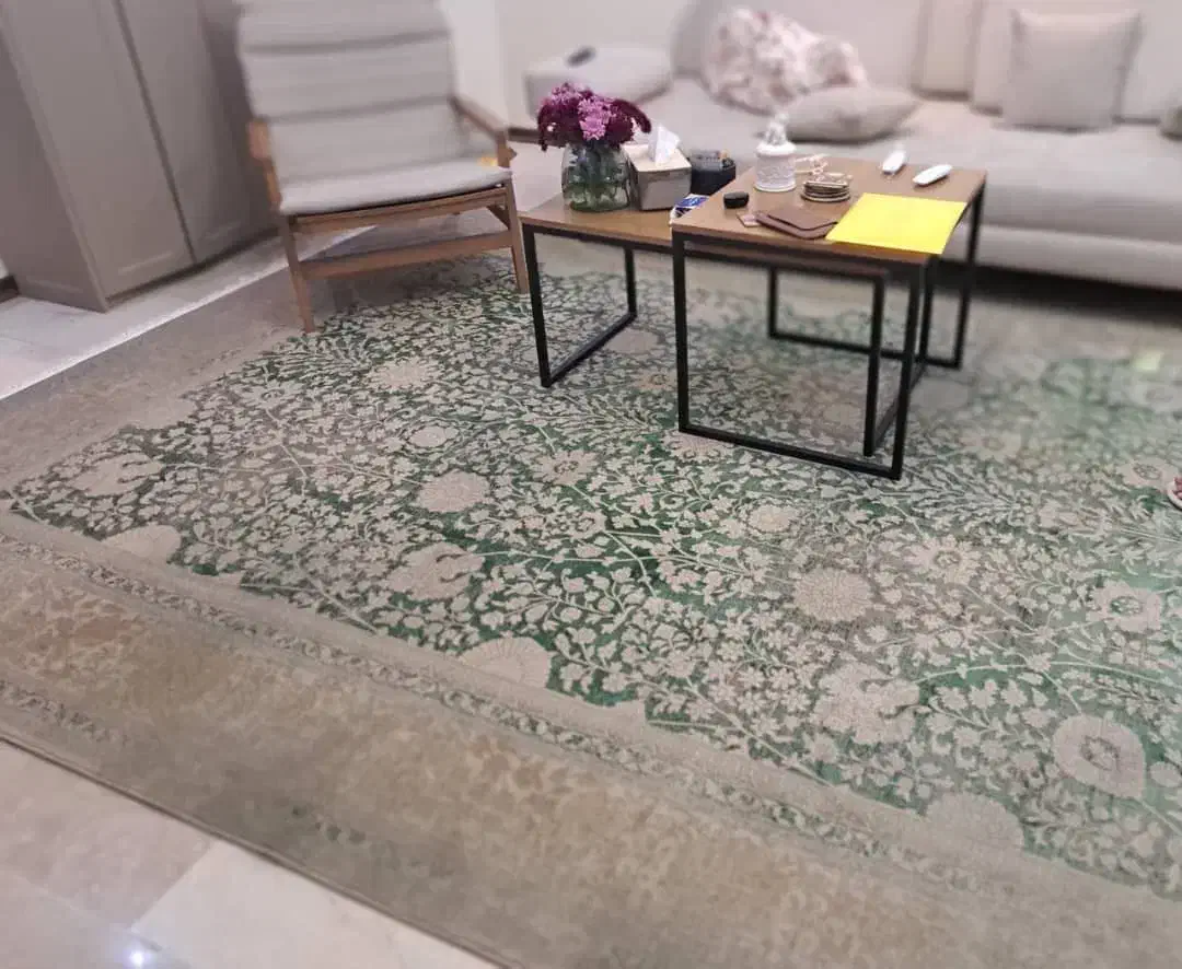 فرش ماشینی ۹ متر خطوط ابریشم نو ۱۵ت|فرش|تهران, زرگنده|دیوار