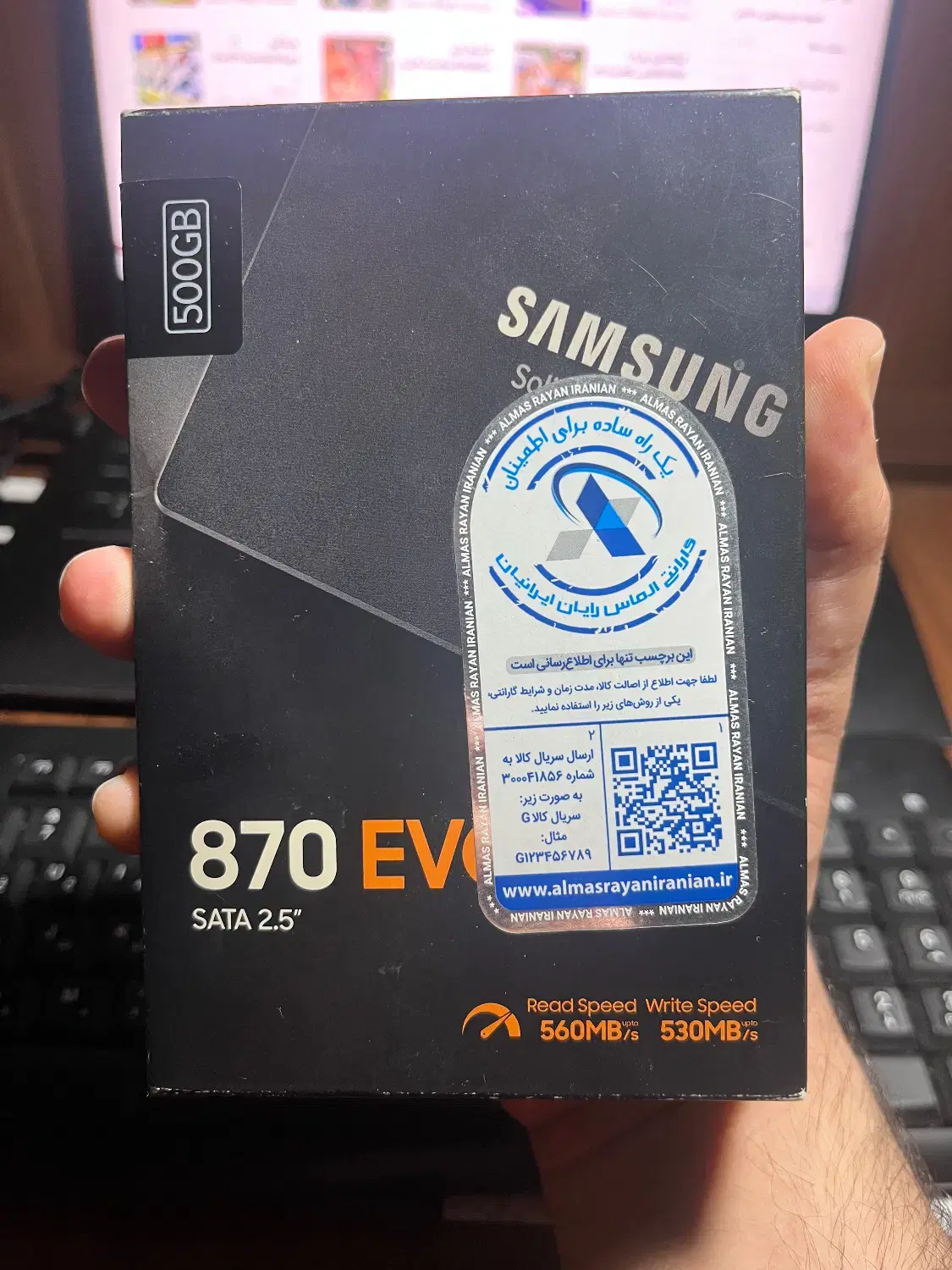 هارد ssd Samsung EVO 870 500g|قطعات و لوازم جانبی رایانه|تهران, ازگل|دیوار