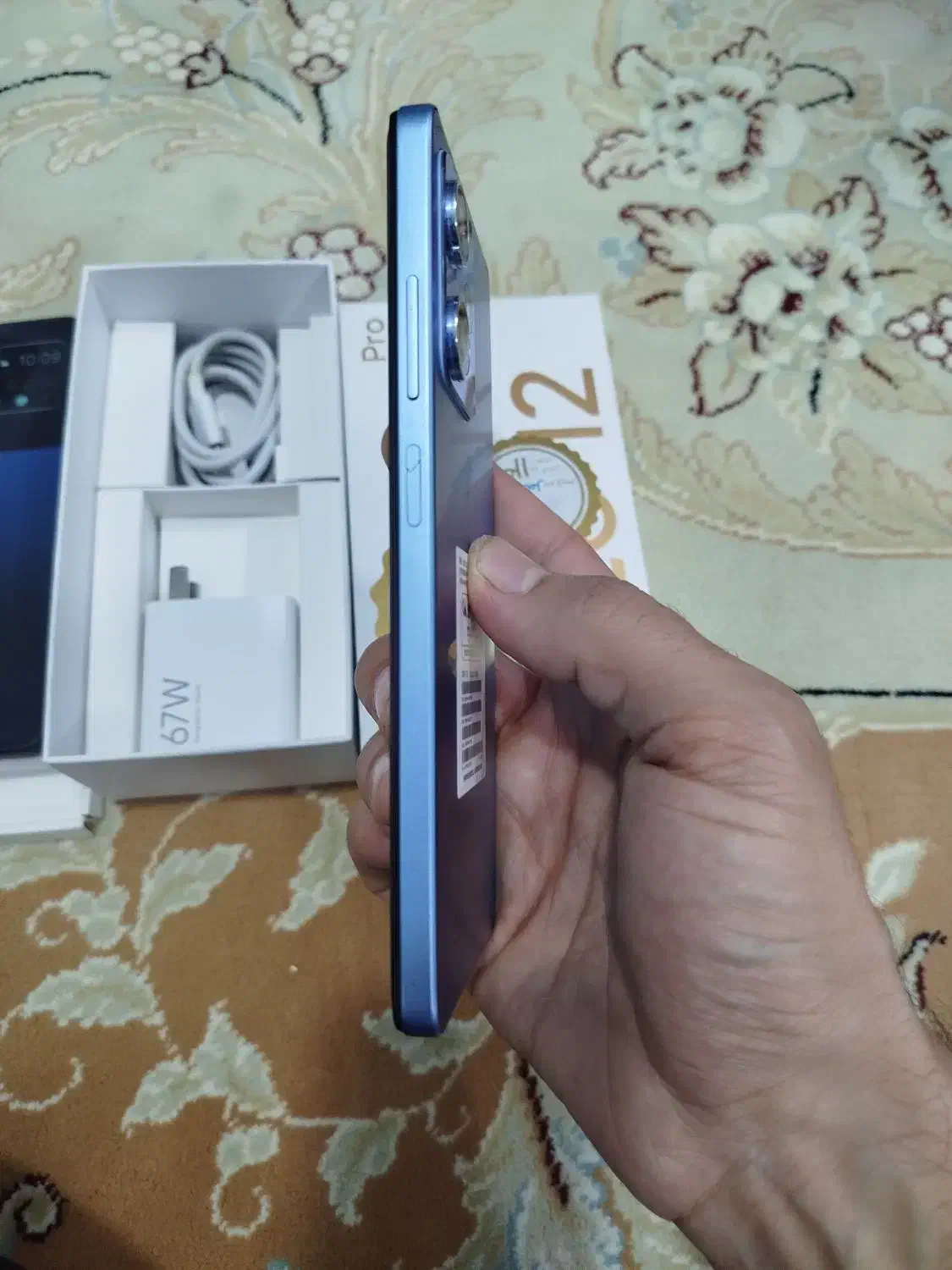 نوت 12 پرو5Gحافظه 256 رام 12 فقط معاوضه|موبایل|تهران, والفجر (افسریه)|دیوار