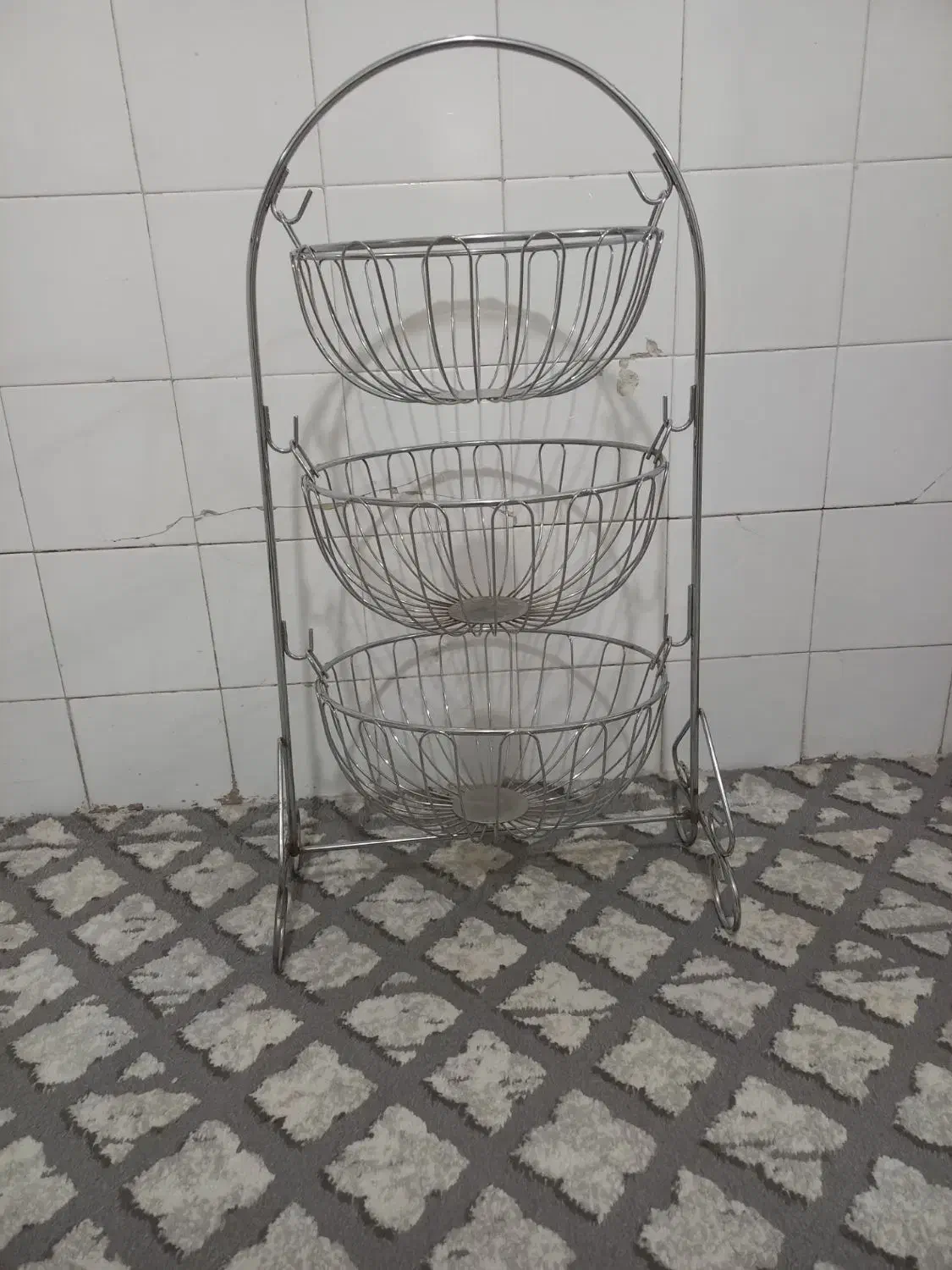 سبد سیب زمینی و پیاز|ظروف نگهدارنده، پلاستیکی، یک‌بارمصرف|سنندج, |دیوار