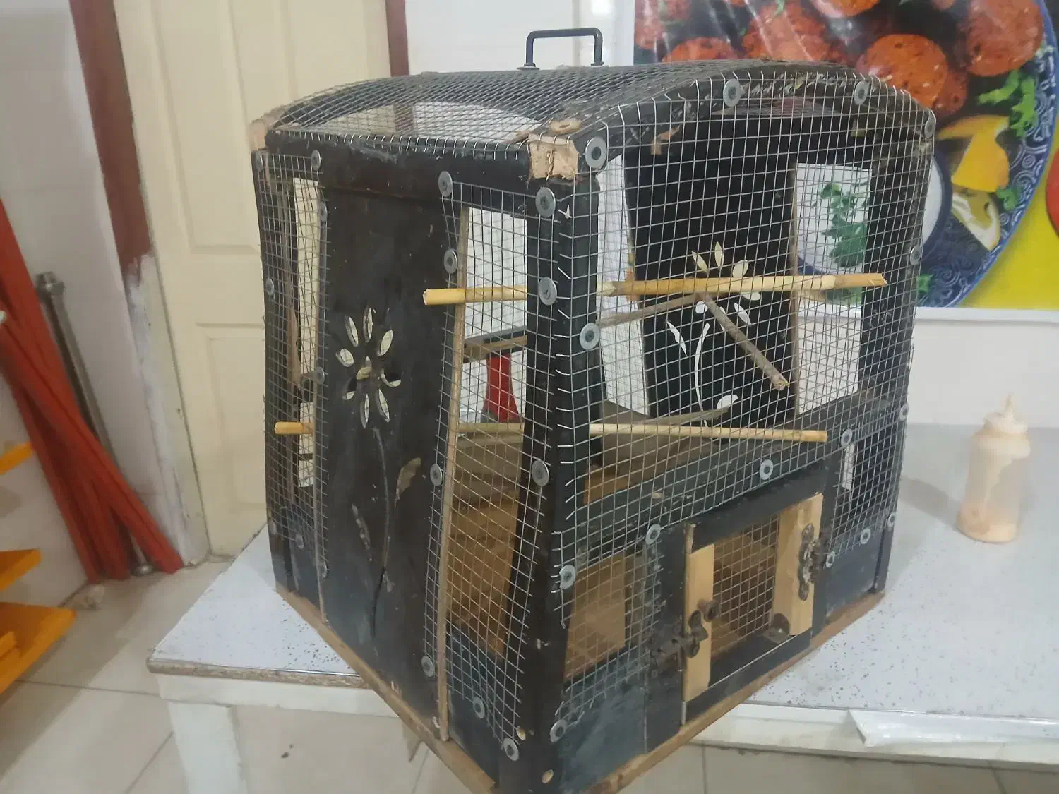 قفس چوبی برای انواع پرنده|لوازم جانبی حیوانات|شادگان, |دیوار