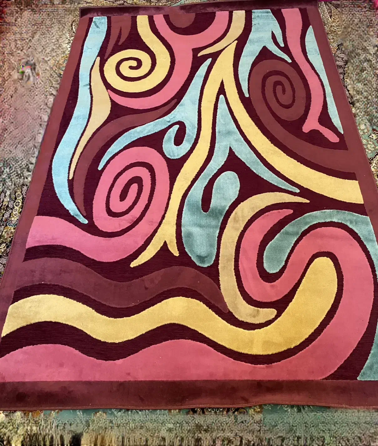 گلیم فرش برجسته ۴ متری|فرش|تویسرکان, |دیوار